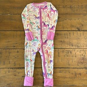 Little Sleepies: Unicorn Magic. Size 18-24 Month Zippy